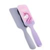 Peine de masaje para niños de fábrica, peine de pelo liso con estampado de poni animal, peine de pelo de dibujos animados lindo, peine de plástico con estampado