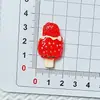Queijo Fruta Sorvete Pequeno Brinquedo Acessórios de Resina DIY Acessórios de Cabelo Fivelas de Sapato Ímãs de Geladeira Materiais de Decoração para Copo de Água