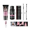 AliExpress Amazon Explosiones poly gel Nail Art Secado Rápido Pegamento Fototerapia Multicolor Pegamento Extensión 15ml Set