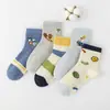 Calcetines de Algodón Jacquard para Niños Seis Dedos Primavera y Otoño Calcetines de Punto Sin Costuras para Niños y Niñas Calcetines Finos de Algodón para Bebés 0-15 Años