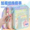 Bolsa de Archivo de Malla de Doble Capa A4A5 Gran Capacidad Transparente Bolsa de Papelería Bolsa de Almacenamiento para Clasificación de Materias Estudiantiles Alto Valor Estético