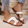 Comercio Electrónico Transfronterizo Tallas Grandes Verano 2027 Chanclas Planas Mujer Cómodas Exteriores Casuales Sandalias Romanas Zapatillas Mujer