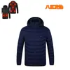 Ropa de algodón con calefacción transfronteriza para hombre, ropa inteligente con calefacción eléctrica, ropa con calefacción para parejas, chaqueta, abrigo de invierno, ropa de algodón con calefacción para mujer