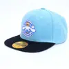 Gorra para niños de comercio exterior, gorra de béisbol de visera plana, estilo callejero de dibujos animados, gorra de hip-hop para baile callejero versión coreana, sombrero de sol de verano, moderno