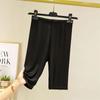Venta al por mayor del fabricante Pantalones de seguridad de modal de cinco puntas y tres puntas Verano Cintura alta Talla grande Pantalones de seguridad Leggings anti-exposición para mujer
