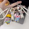 Novo Chaveiro Fofo do Shin-Chan Porta-Chaves de Carro Cortador de Unhas de Aço Carbono Melhor Amigo Par Mochila Conjunto de Limpadores de Ouvido