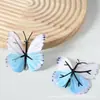 Flor de Mariposa Simulada Cabeza de Flor Tela DIY Pasador de Pelo Tocado de Flor Estilo Antiguo Dinastía Han Accesorios para el Cabello Fotografía de Boda Habitación Decoración de Mariposa