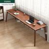 Mesa Dupla Mesa Longa Mesa de Janela de Perna de Madeira Maciça Mesa Simples Sem Estante Mesa Sem Gaveta Bancada de Trabalho para Casa