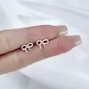 Aretes de aleación de alta calidad para estudiantes de minorías diseño femenino aretes simples estrella de cinco puntas nueva moda aretes estilo ins