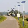 Farolas Solares Personalizadas de 7-12 m con Forma de A y Forma de Caracola, de Brazo Único/Doble Auto-Curvante para Iluminación de Carreteras Rurales Nuevas y Municipales