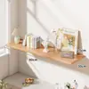 Estante de Pared Oculto de Una Sola Línea Estantería para Libros Colgante de Pared para Sala de Estar Estante Colgante de Pared para Dormitorio