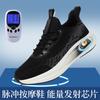 Zapatos de masaje de pulso eléctrico de verano transpirables con chip de vibración magnética zapatos huecos de una sola capa para mujer zapatos de viaje zapatos de energía de terahercios