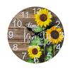 Fábrica de 16 pulgadas al por mayor explosiones transfronterizas reloj de pared retro de madera simple europeo reloj silencioso una generación de cabello