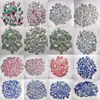 Fragmentos Irregulares de Porcelana Azul y Blanca Materiales Cerámicos Hechos a Mano para Bricolaje Decoración de Diseño de Graduación Rompecabezas Mosaico Fragmentos Pequeños