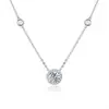 Colar Ponto de Estrela Roda Gigante Joias Femininas Luxo Leve Nicho Corrente para Clavícula Prata Esterlina S925 Pingente Versátil Estilo Combinando para Melhor Amiga