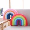 Almohada Arcoíris para Habitación Infantil Almohada Cojín Peluche Almohada para el Cuello Oficina Dormir Juguetes para Bebé Decoración del Hogar