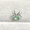 Brincos Aranha Opala Aurora Liga de Titânio ASTMF-136 Titânio G23 Novo OPALA Rosca Interna Joia para Lábio/Unha/Cabeça