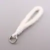 Llavero de cordón de teléfono de peluche colorido en colores macarrón, accesorio de colgante de muñeca para llaves de bolsa