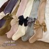 Meia-calça Nova de Primavera para Meninas Estilo Princesa Coreana Laço Grande Macacão para Bebê