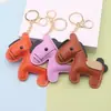 Colgante de Llavero de Coche con Colgante de Bolso Pony de Piel Sintética Spot Transfronterizo Accesorios de Llavero de Dibujos Animados Pequeños Regalos