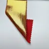 Tela Elástica de Seda de Hielo Especial para Planchar con Superficie Brillante de Metal Líquido y Tela con Estampado Completo Dorado para Disfraces de Escenario Venta al por Mayor