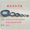 Acessórios de Bola Semicircular em Ferro Forjado Acessórios Decorativos Geométricos Chineses Diâmetro 20-150mm 60 Bolas Grandes Vazadas de Ferro