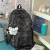 Nueva Mochila Tie-Dye para Niñas, Moderna y Única, Adecuada para Estudiantes de Secundaria y Preparatoria, Elegante y Protectora de la Columna, Mochila Ligera para Estudiantes