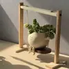 Maceta Colgante Suculenta Decoración Creativa para el Hogar Manualidades Decorativas con Cara Sonriente Linda Recipiente para Flores de Oficina y Balcón