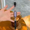 [Correa] Adecuado para Correa Xiaomi Mi Band 11, Metal Doble Diamante Gato Kt Nicho 8/9Nfc Pulsera de Moda para Niñas