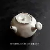 Tetera Ceniza de Planta Mi Yan Estilo Japonés Olla con Asa Lateral Vintage para el Hogar Olla Individual con Filtro Tetera de Cerámica Hecha a Mano para el Hogar