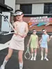 Conjunto Deportivo de Verano sin Mangas para Niñas Ropa de Tenis 2026 Nuevo Conjunto Casual de Dos Piezas con Falda y Pantalones para Niños Mayores, Estilo Ligero