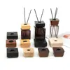 Fornecido Diretamente pelo Fabricante: Garrafas de Vidro para Aromaterapia com Tampas de Madeira, Tampas de Bambu para Perfume, Garrafas de Vidro com Tampas de Madeira para Velas de Aromaterapia, Tampas de Madeira para Aromaterapia de Ambientes