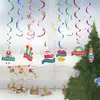 Nueva Decoración Colgante Espiral de Navidad para Ventana de Centro Comercial Atmósfera Navideña Decoración Navideña Punto
