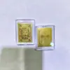 Pegatinas para teléfono de oro puro 999 con adhesivo, imanes creativos para refrigerador, tarjetas doradas y pequeños regalos promocionales - directamente de fábrica