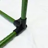 Conector de Dos Vías para Tubo de Acero Recubierto de Plástico, Conector de Tubo para Soporte de Plantas Trepadoras, Accesorio para Espaldera de Viñedo, Hebilla de Conexión, Abrazadera