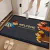 Tapete de Piso de Dibujos Animados de Tierra de Diatomeas Tapete de Puerta de Entrada Antideslizante Absorbente de Agua Tapete para Pies Alfombra para Quitar el Polvo para Puerta de Baño