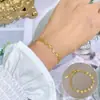 Pulsera de Acero de Titanio Minimalista Estilo Nuevo Dongdaemun Sonriente Personalizada Moda Femenina Exquisita Versátil Precio de Fábrica