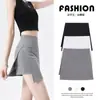 Estilo Caliente Verano 2025 Falda-Pantalón Falda a Falda a de Línea A con Abertura Lateral Sexy de Cintura Alta para Adelgazar Anti-Exposición