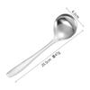 Aço inoxidável sopa colher colher de sopa de sopa mingau Colher de sopa shell utensílios de cozinha engrossado cozinhar panela quente colher pública atacado