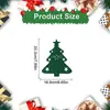 Sousplat de Natal de Feltro Transfronteiriço Porta-Talheres para Faca e Garfo Saco para Talheres Decoração de Mesa de Festa Decoração de Cozinha Decoração de Natal