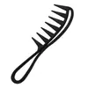 Pente desembaraçador para cabelos cacheados, pente grande de dentes largos para mulheres, pente grande de dentes largos para cabelos longos, pente antiqueda, pente de plástico para cabelos lisos, antiestático
