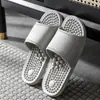Pantuflas Transfronterizas, Pantuflas para el Hogar de Interior, Pantuflas Suaves con Suela de Masaje para Baño de Mujer, Pantuflas para Parejas de Hombre, Pantuflas al por Mayor