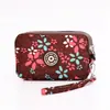 Billetera Larga Nueva para Mujer Bolso Pequeño de Lona Monedero Tela para Mujer Bolso Clutch de Regalo para Teléfono Móvil