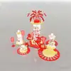 Iluminación y Decoración de Fuegos Artificiales para la Nochevieja del Año del Caballo, Accesorios Personalizados Atractivos para el Tráfico de Año Nuevo en Centros Comerciales