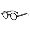 Gafas de Prescripción Artísticas Lisas Estilo Hong Kong Personalizadas para Hombres y Mujeres 8673 Punk Retro Tr Montura Redonda Marco de Gafas sin Graduación