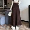 Elegante Falda de Cola de Pez para Mujer, Nueva Moda Otoño 2026 Falda Larga, Falda de Cintura Alta Adelgazante de Línea A, Ceñida a la Cadera A6819