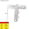 Suporte de Canto em Aço Inoxidável Cantoneira/Suporte de Prateleira Suporte em L Conector Triângulo Peça de Ferro Suporte de Cantoneira de Ângulo Reto 90 Graus