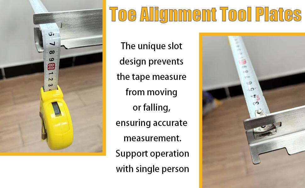 Toe Alignment Tool Plates