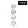 Vaso de vidro bolha coreano Wei Qian para casa, vaso hidropônico esférico, nicho para flores, decoração de móveis, ornamentos, adereços de fotografia