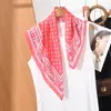 Bufanda Ligera de Seda para Verano, Bufanda de Cuello Transpirable y Versátil, Bufanda Decorativa para Combinar con Camisas y Trajes